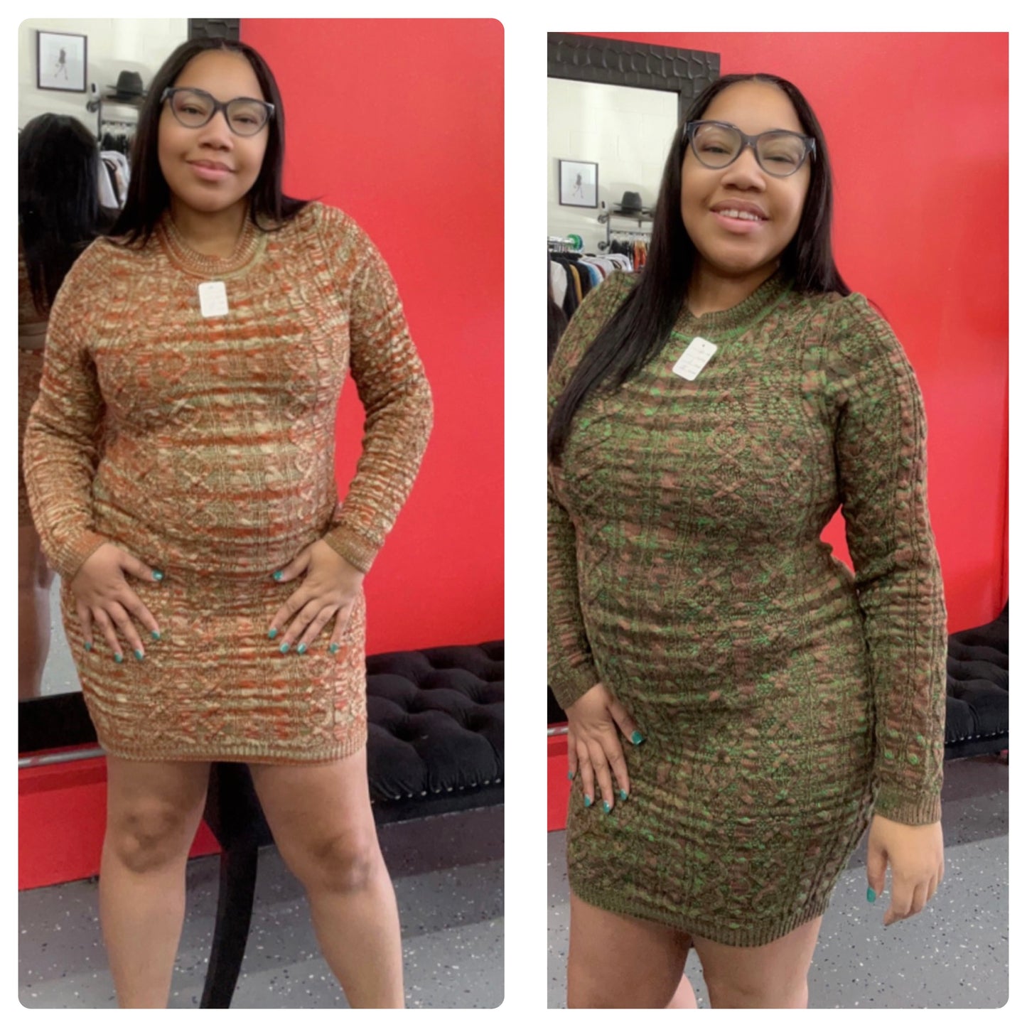 Show Up Sweater Dress